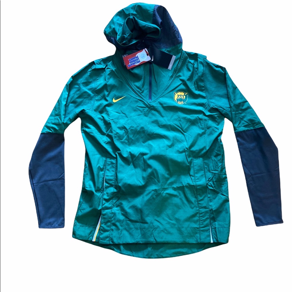 Baylor Bears Nike 1/2 Zip Hoodie Jacket Medium